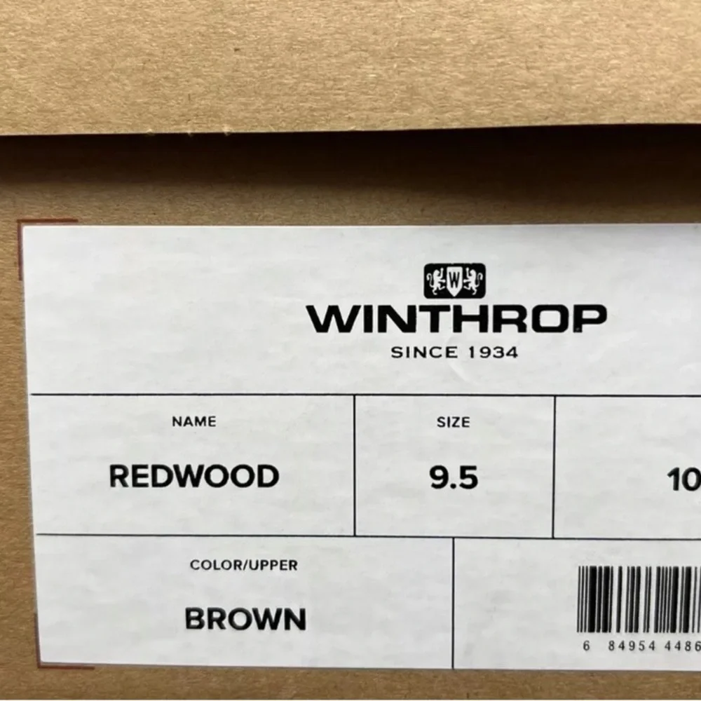 Winthrop Men's Redwood Chukka Boot Brown, Size 9.5 M